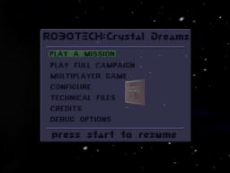 Robotech - Crystal Dreams Screenthot 2